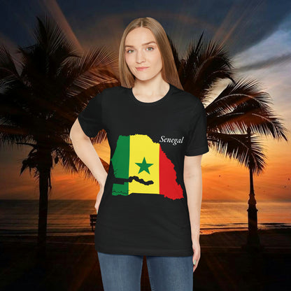 African Pride Senegal Unisex Jersey T-Shirt