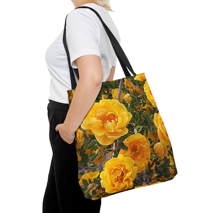 Springtime Yellow Flowers Floral Tote Bag