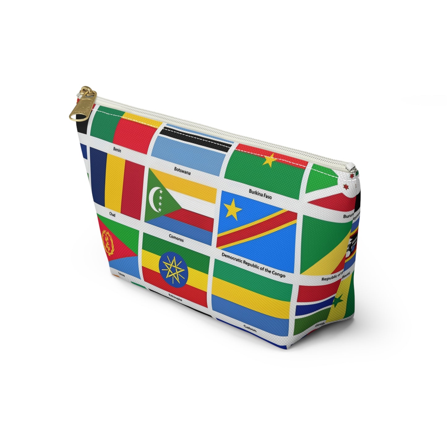 The Map of Africa Accessory Pouch w T-bottom for Travel