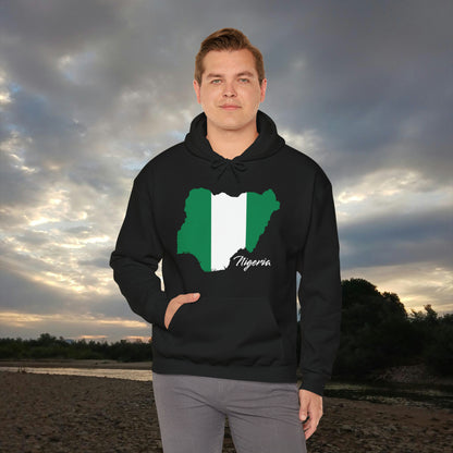 African Pride Nigeria Unisex Heavy Blend™ Hooded Sweatshirt