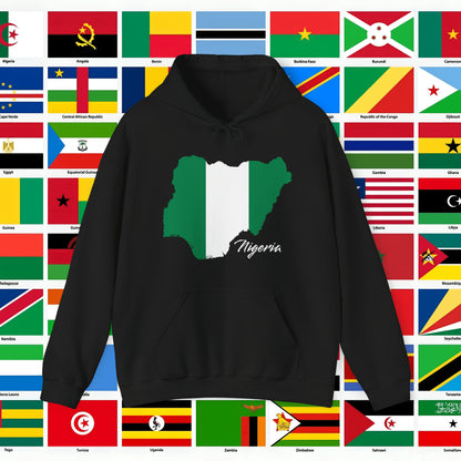 African Pride Nigeria Unisex Heavy Blend™ Hooded Sweatshirt