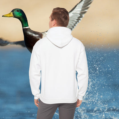 Unisex Heavy Blend™ Hooded Sweatshirt: Ducks, Bucks n' Trucks great for camping