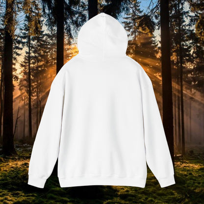 Unisex Heavy Blend™ Hooded Sweatshirt: Ducks, Bucks n' Trucks great for camping