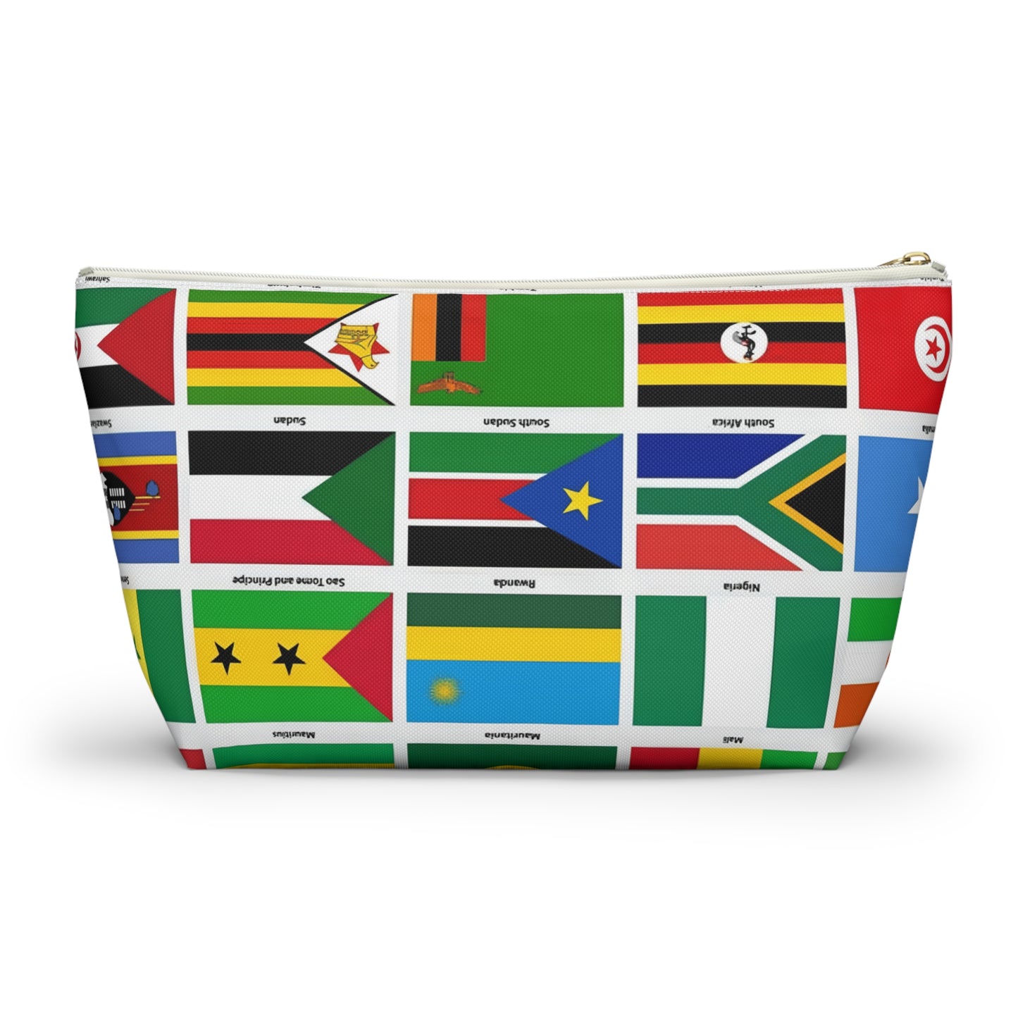 The Map of Africa Accessory Pouch w T-bottom for Travel