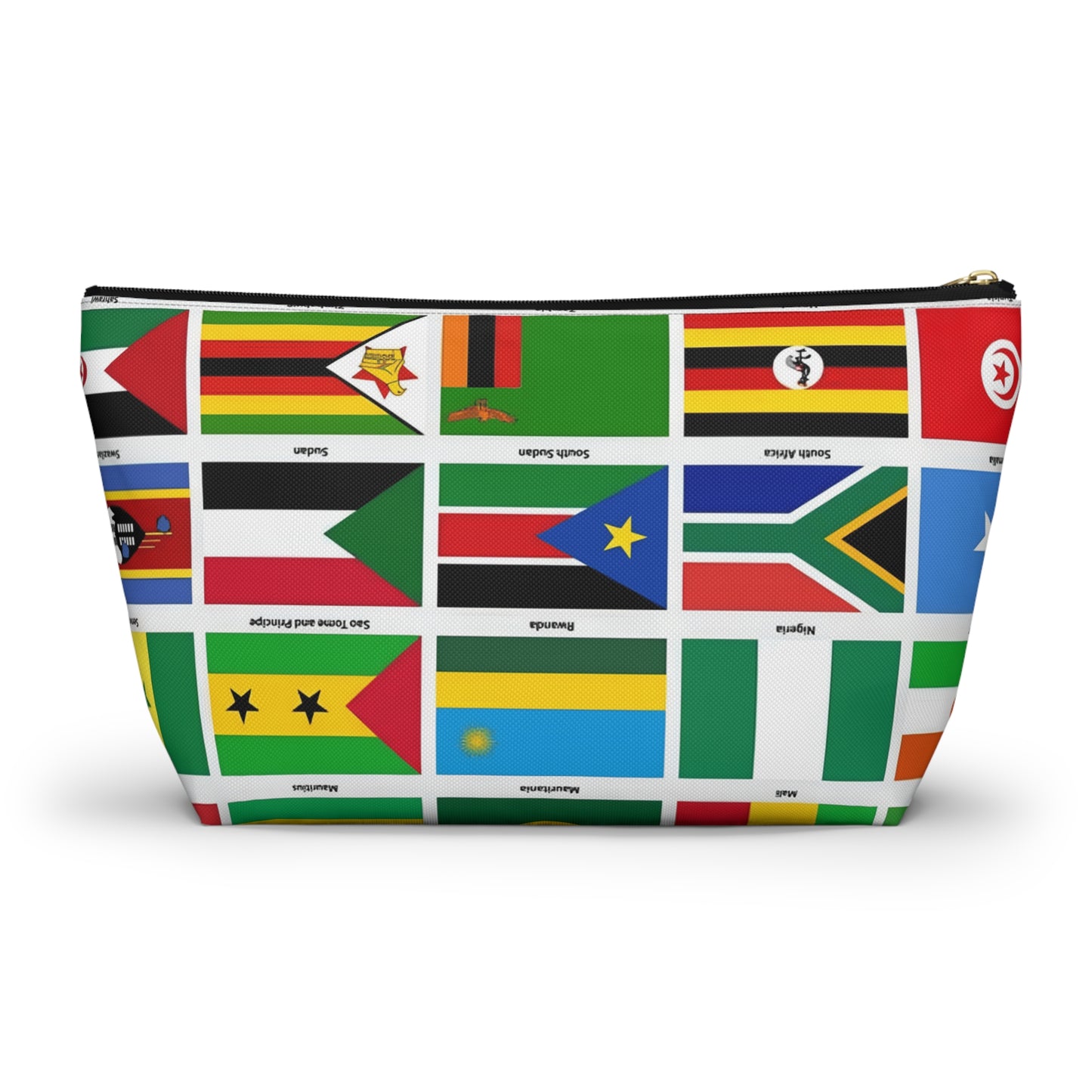 The Map of Africa Accessory Pouch w T-bottom for Travel