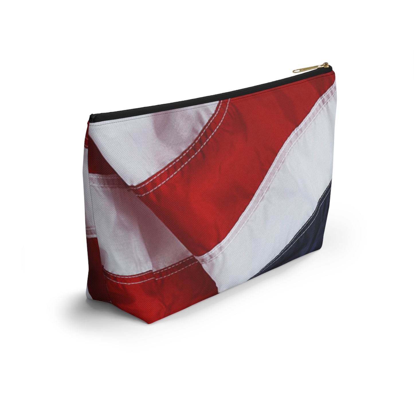 The Patriotic Accessory Pouch w T-bottom for Travel