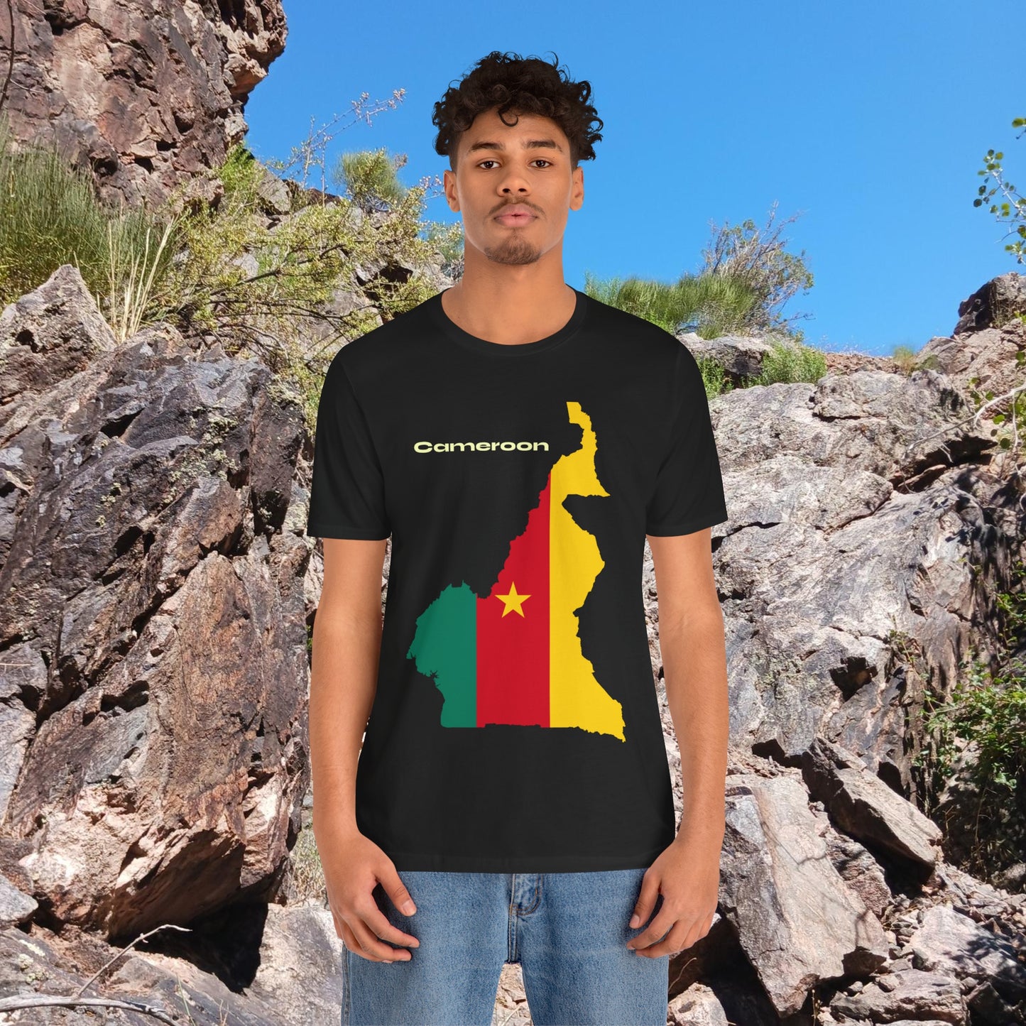 African Pride Cameroon Unisex Jersey T-Shirt