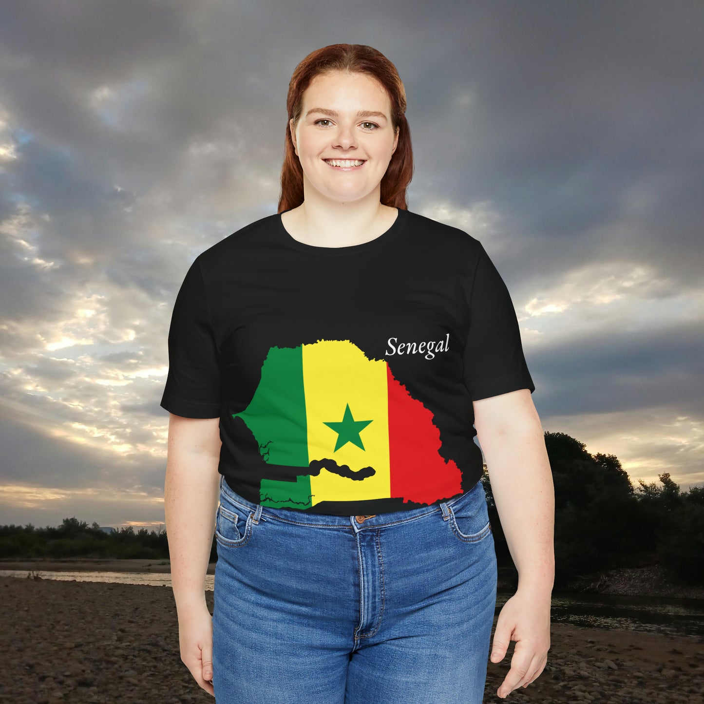 African Pride Senegal Unisex Jersey T-Shirt