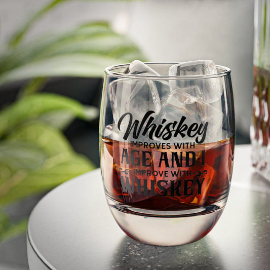 Improve with Age 6 oz Whiskey Glass