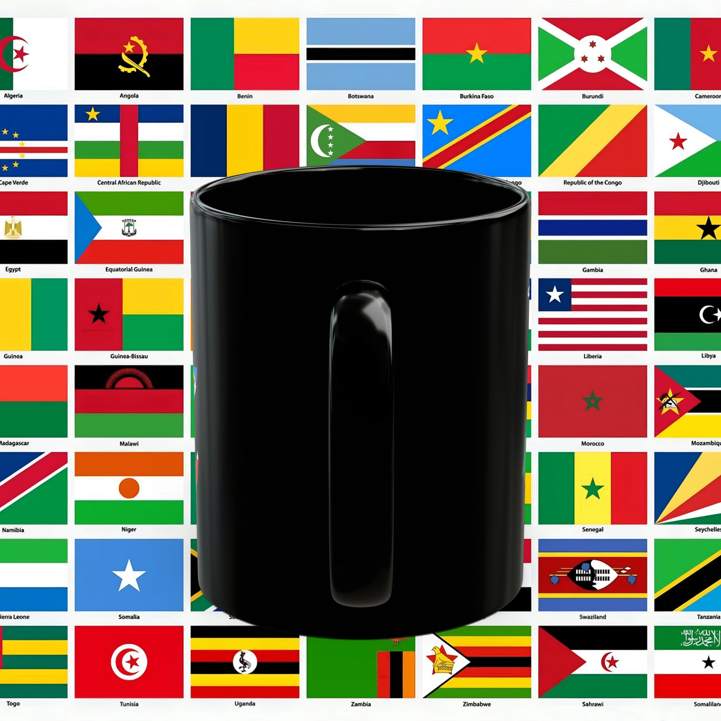 African Pride Cameroon Black Mug (11oz, 15oz)