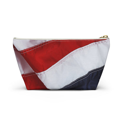 The Patriotic Accessory Pouch w T-bottom for Travel