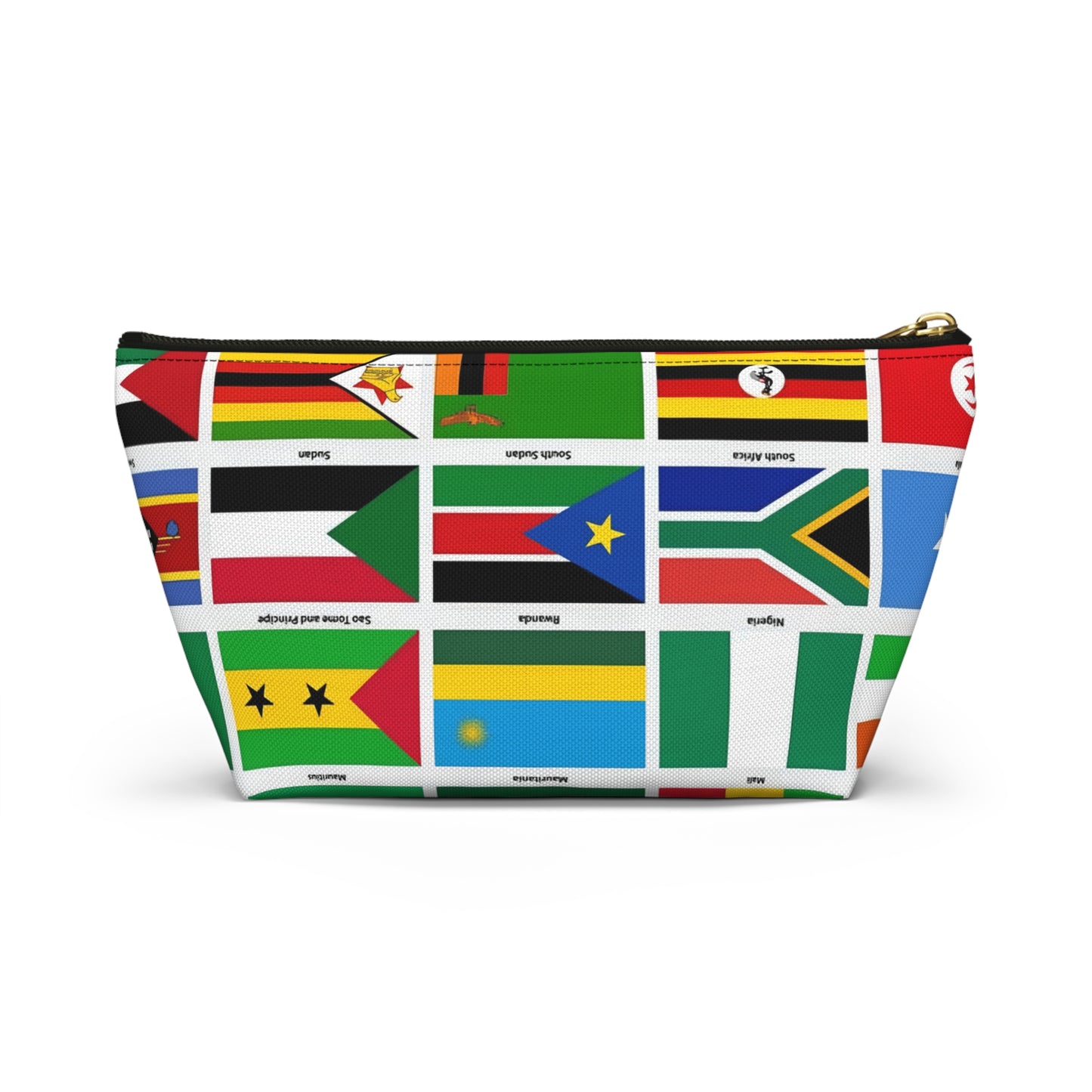 The Map of Africa Accessory Pouch w T-bottom for Travel