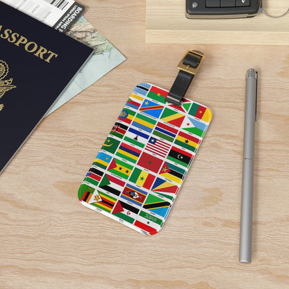 The Map of Africa Luggage Tag for Travel