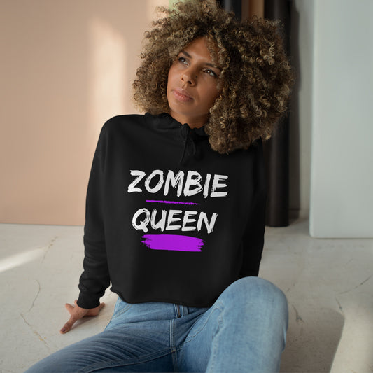 Zombie Queen Cotton Crop Hoodie