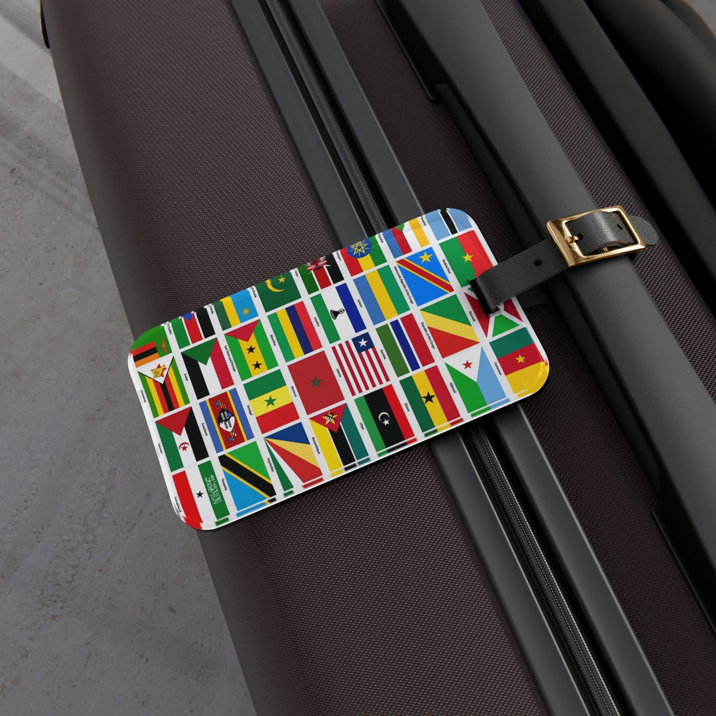 The Map of Africa Luggage Tag for Travel