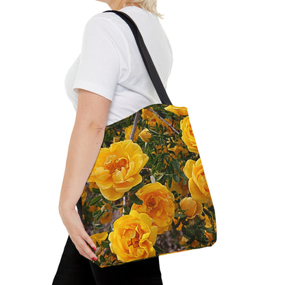 Springtime Yellow Flowers Floral Tote Bag