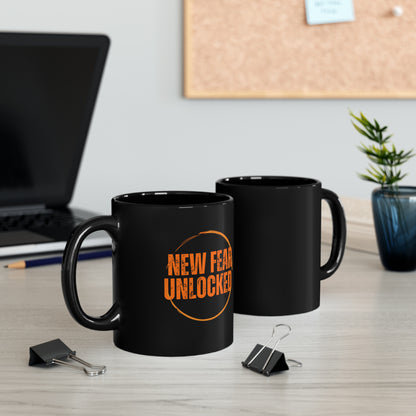 New Fear Unlocked Ceramic 11oz Black Mug