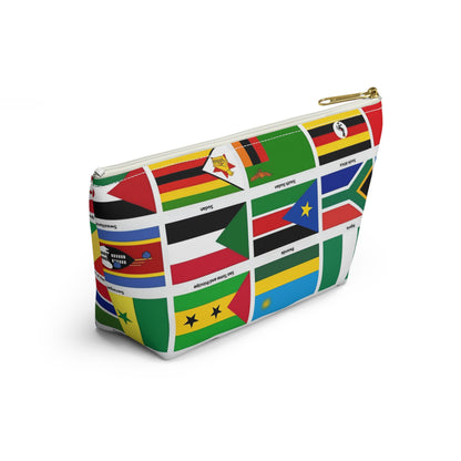 The Map of Africa Accessory Pouch w T-bottom for Travel