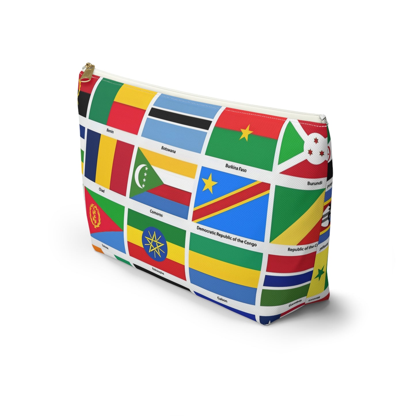 The Map of Africa Accessory Pouch w T-bottom for Travel