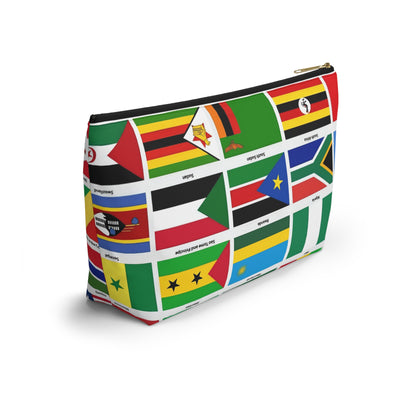 The Map of Africa Accessory Pouch w T-bottom for Travel