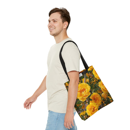 Springtime Yellow Flowers Floral Tote Bag