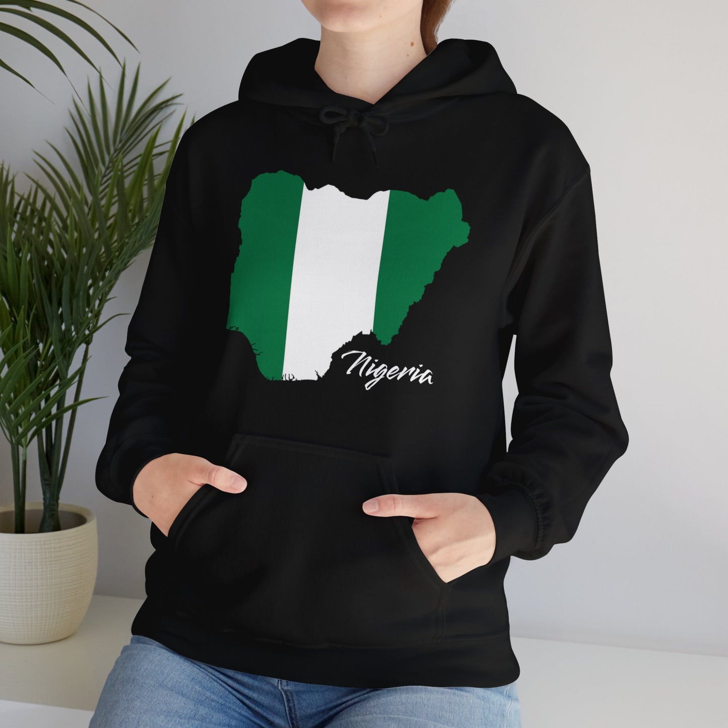 African Pride Nigeria Unisex Heavy Blend™ Hooded Sweatshirt