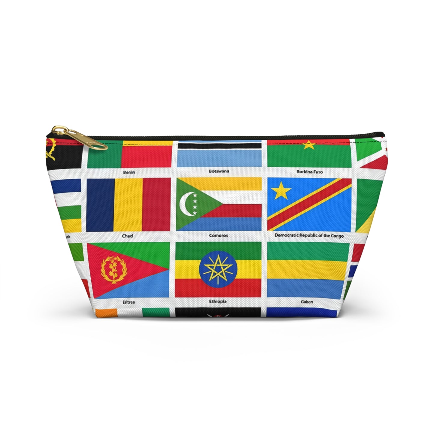 The Map of Africa Accessory Pouch w T-bottom for Travel