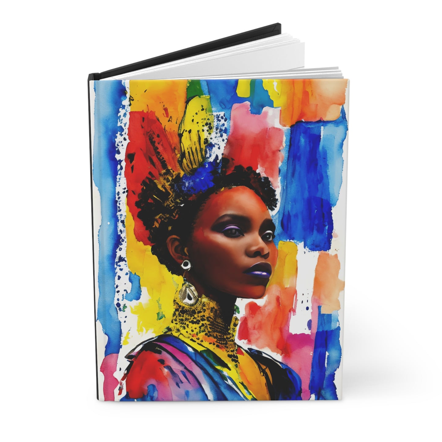 The African Poet Zora Hardcover Journal Matte