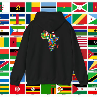 African Pride Nigeria Unisex Heavy Blend™ Hooded Sweatshirt