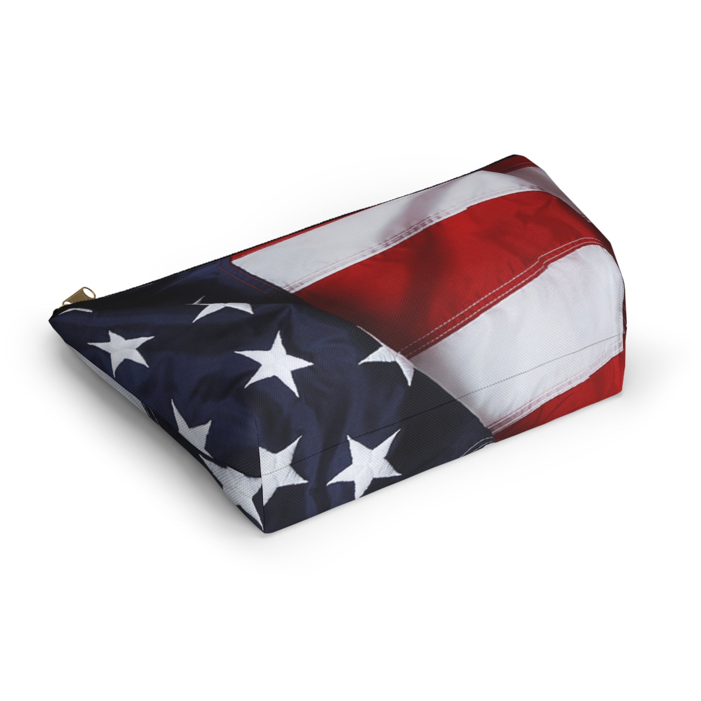 The Patriotic Accessory Pouch w T-bottom for Travel