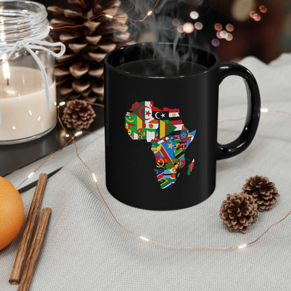 African Pride Cameroon Black Mug (11oz, 15oz)