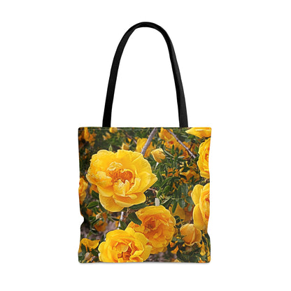 Springtime Yellow Flowers Floral Tote Bag