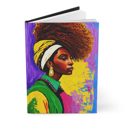 The African Poet Nikki Hardcover Journal Matte