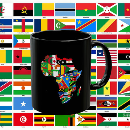 African Pride Cameroon Black Mug (11oz, 15oz)