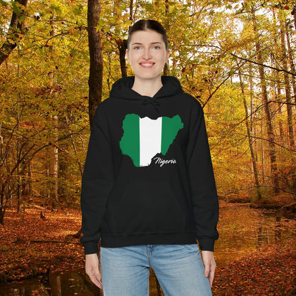 African Pride Nigeria Unisex Heavy Blend™ Hooded Sweatshirt