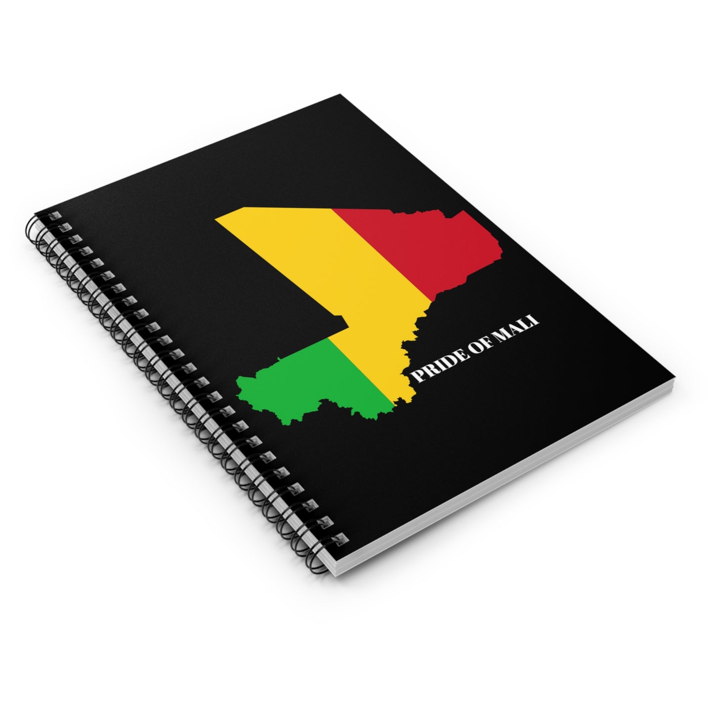 African Pride Mali 6 x 8 Spiral Notebook - Ruled Line 118 Pages