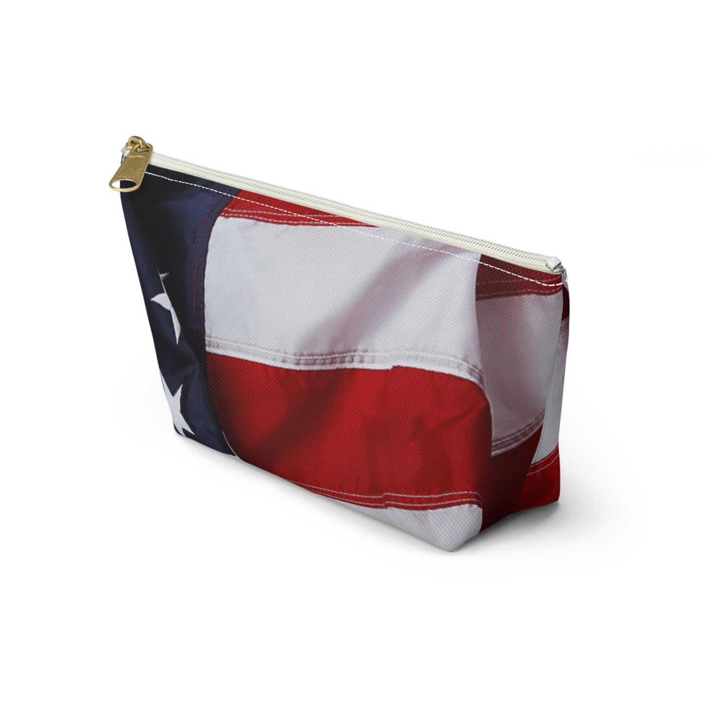 The Patriotic Accessory Pouch w T-bottom for Travel