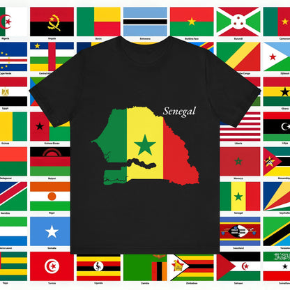 African Pride Senegal Unisex Jersey T-Shirt