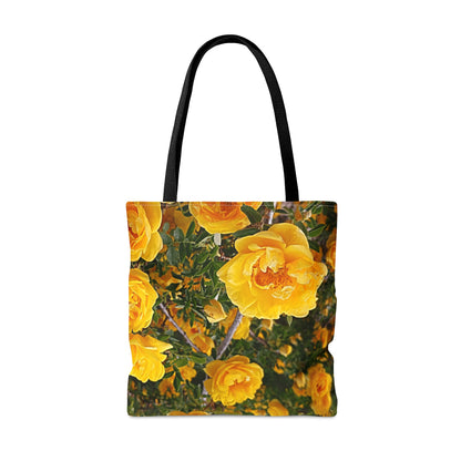 Springtime Yellow Flowers Floral Tote Bag