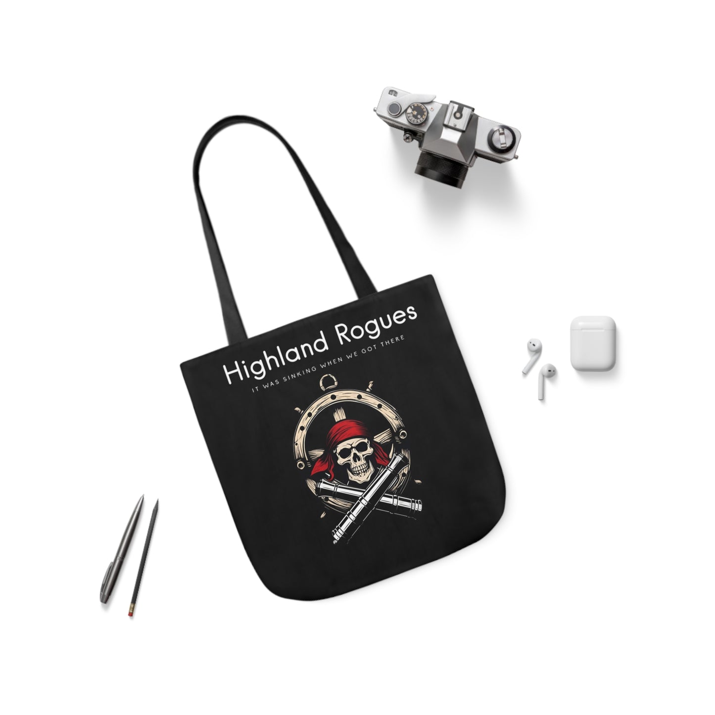 Limited Edition Highland Rogues Tote Bag, 5-Color Straps