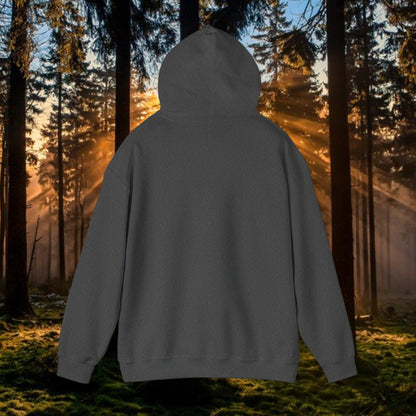 Unisex Heavy Blend™ Hooded Sweatshirt: Ducks, Bucks n' Trucks great for camping