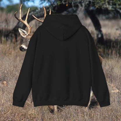 Unisex Heavy Blend™ Hooded Sweatshirt: Ducks, Bucks n' Trucks great for camping