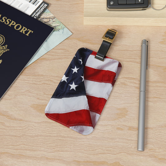 The Patriotic Luggage Tag for Travel