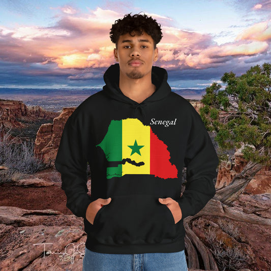 African Pride Senegal Unisex Heavy Blend™ Hooded Sweatshirt