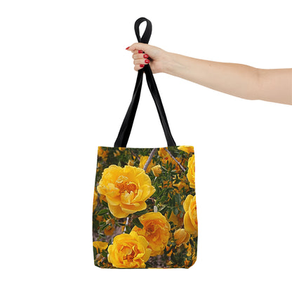 Springtime Yellow Flowers Floral Tote Bag