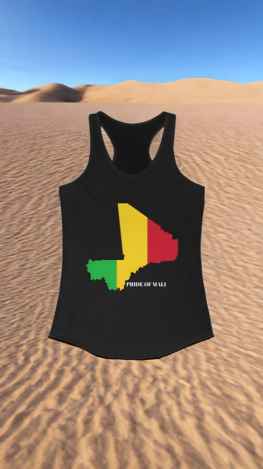 African Pride Mali Women's Ideal Racerback Tank