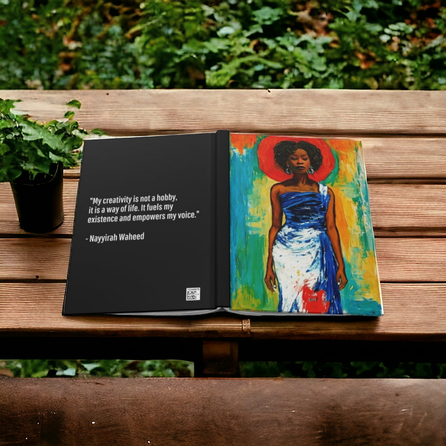 The African Poet Kaya Hardcover Journal Matte