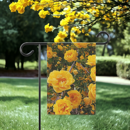 "Springtime" Garden & House Banner