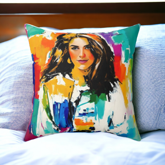 Artistic Clara Spun Polyester Square Pillow